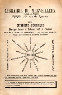 Pierre Dujols, notice bibliographique V de 1909