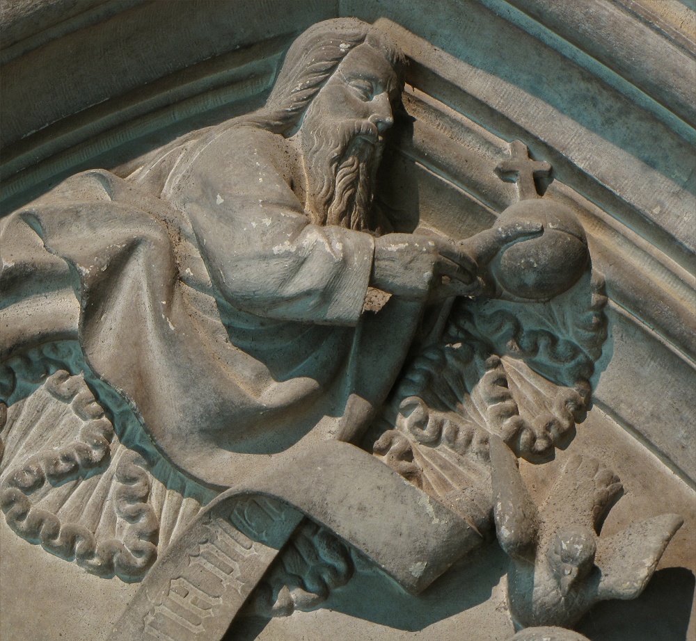 Dieu envoit son Esprit sur Marie, palais Jacques Coeur