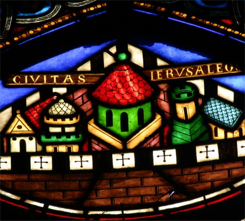 Saint Denis Vitrail de Jerusalem